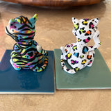 Leopard and Tiger Figurines