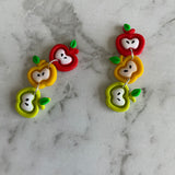 Tri-colour Apple Dangles