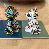 Leopard and Tiger Figurines