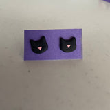 Small Cat Face Studs