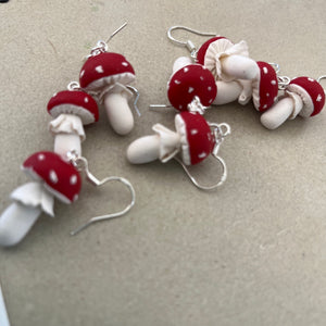 Toadstool Earrings