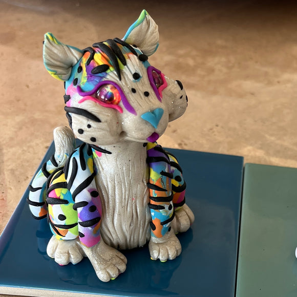 Leopard and Tiger Figurines