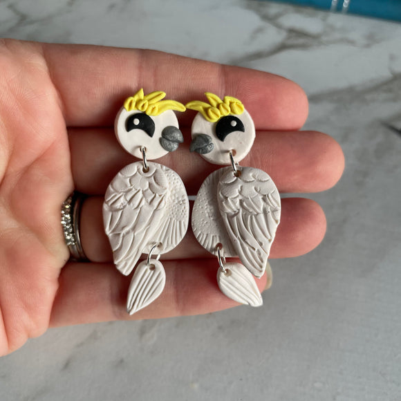 Cockatoo Earrings