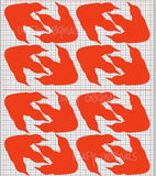 Dinosaur Print Decals