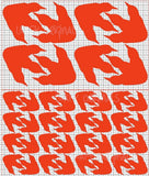 Dinosaur Print Decals