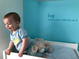 Boy Definition Decal