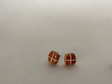 Hot Cross Bun Studs