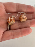 Hot Cross Bun Dangle Earrings