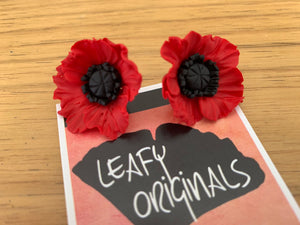 Large Poppy Studs