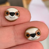 Little Sloth stud and dangles