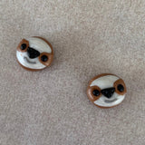 Little Sloth stud and dangles