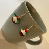 Christmas Pudding Earrings