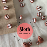 Little Sloth stud and dangles
