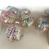 Shatterproof Plastic Christmas Baubles