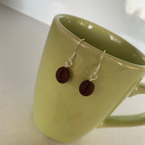 Coffee bean earrings