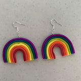 Rainbow earring collection