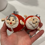 Mr and Mrs Claus Baubles