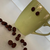 Coffee bean earrings