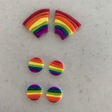 Rainbow earring collection