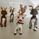 Set of 9 Santa's Reindeer