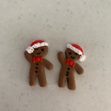 Gingerbread Man Earrings