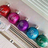 Shatterproof Plastic Christmas Baubles