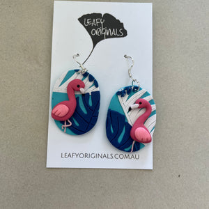 Pretty Flamingo earrings