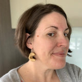 Bunny Fortune Cookie Earrings