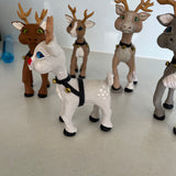 Set of 9 Santa's Reindeer
